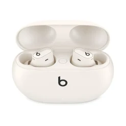 Studio Buds + Wireless Noise Canceling Bluetooth Earbuds, Ivory (MQLJ3LL/A)<Beats
