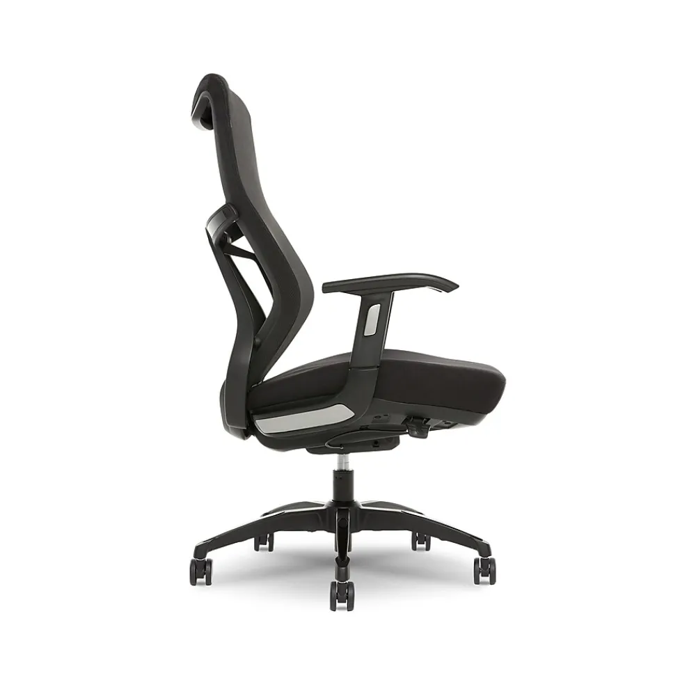 Ergonomic Chairs*Beautyrest Duo-EX Ergonomic Mesh Swivel Task Chair, /Gray (60051GRY) Black