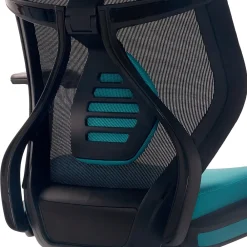 Office Chairs*Beautyrest Duo-EX Ergonomic Mesh Swivel Computer Chair, (60051-TEL) Teal