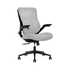 Office Chairs*Beautyrest ErgoMax Ergonomic Mesh/Fabric Swivel Task Chair, (60078-Gry) Gray