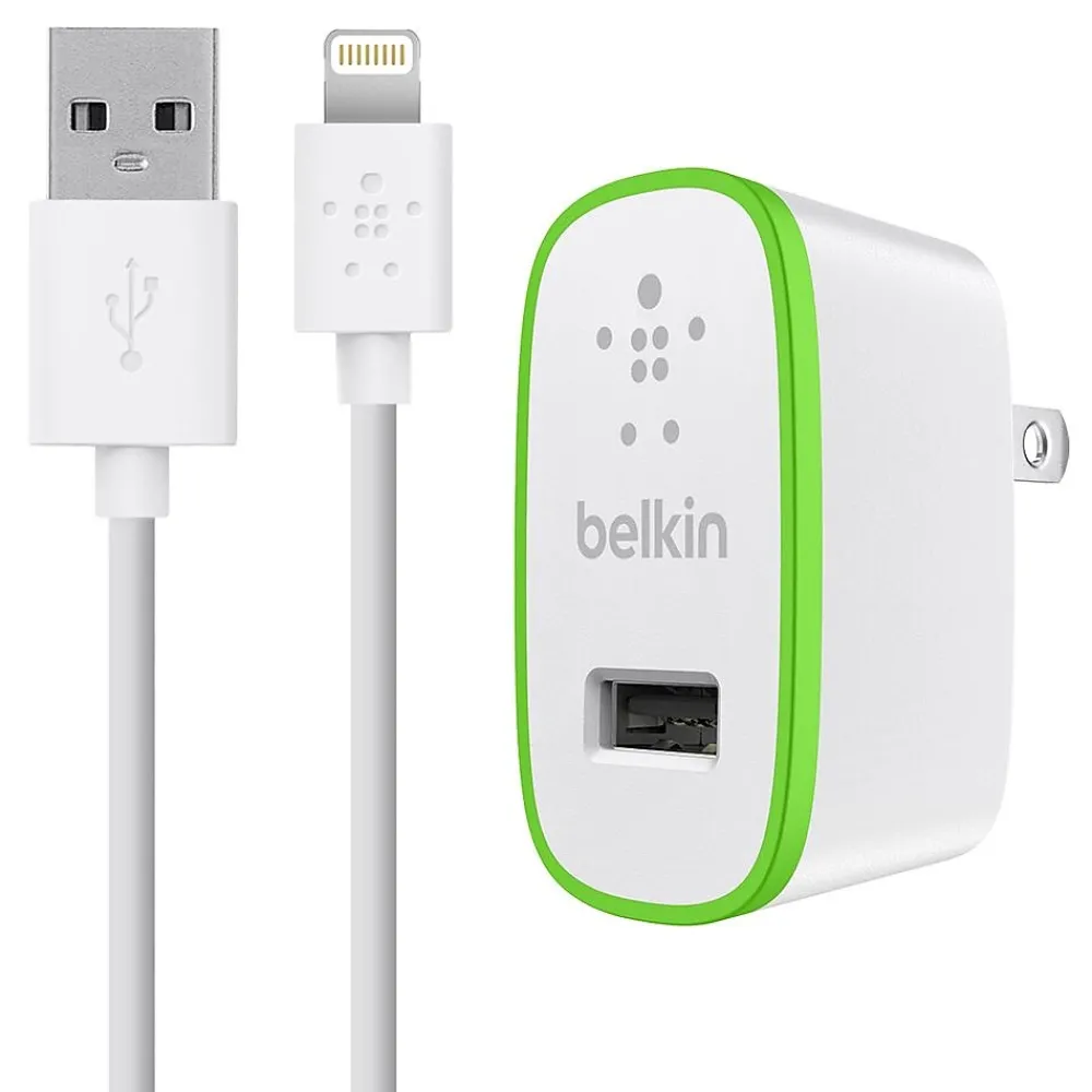 2.1 Home charger 4ft Cable White<Belkin Discount