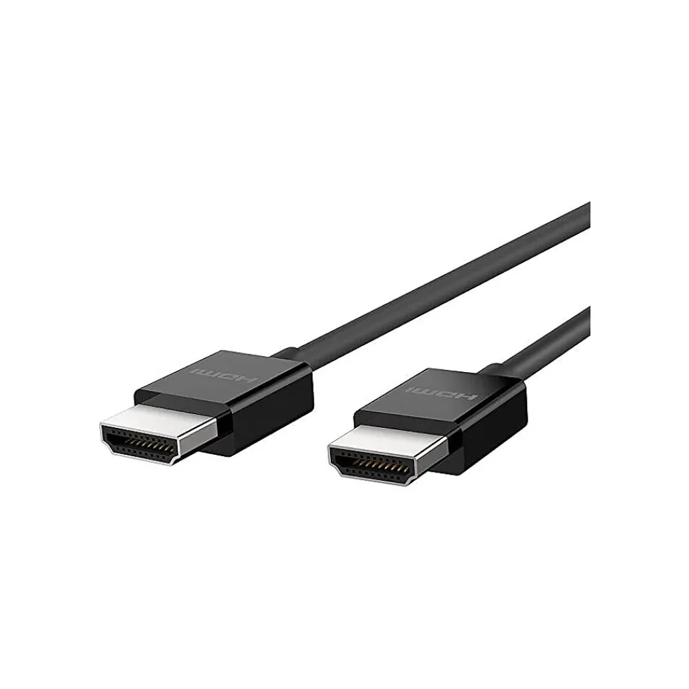 Belkin 6.6' Ultra High Speed HDMI Cable, HDMI Male/HDMI Male, Black (AV10175BT2M-BLK)