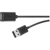 Belkin 10' USB A Male/A Female, Black (F3U153BT3M)