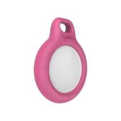 AirTag Secure Holder with Strap, Pink (F8W974btPNK)<Belkin Sale