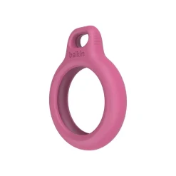 AirTag Secure Holder with Strap, Pink (F8W974btPNK)<Belkin Sale