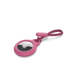 AirTag Secure Holder with Strap, Pink (F8W974btPNK)<Belkin Sale