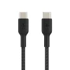 Belkin BOOST CHARGE Braided USB-C to USB-C Cable, 1m / 3.3 ft., Black