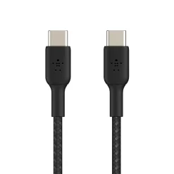 Belkin BOOST CHARGE Braided USB-C to USB-C Cable, 1m / 3.3 ft., Black