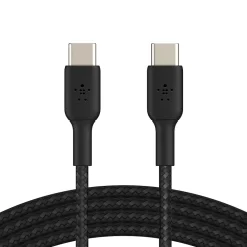 Belkin BOOST CHARGE Braided USB-C to USB-C Cable, 1m / 3.3 ft., Black