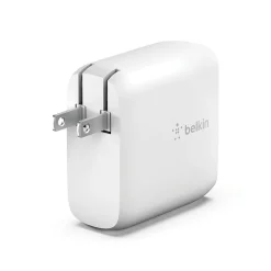 BOOST CHARGE Dual USB-C PD GaN Wall Charger, 68 W, White<Belkin Hot