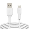 Belkin BOOST CHARGE Lightning to USB-A Cable, 15cm / 6", White