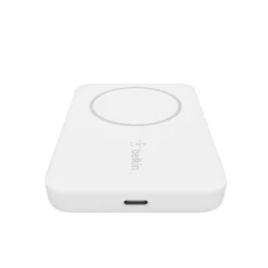 BOOST CHARGE Magnetic Wireless Power Bank for iPhone 12/13/14, 2500mAh, White (BPD002BTWH)<Belkin Hot