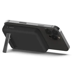BOOST CHARGE Magnetic Wireless Power Bank for iPhone 12/13/14, 5000mAh, Black (BPD004btBK)<Belkin New