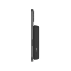 BOOST CHARGE Magnetic Wireless Power Bank for iPhone 12/13/14, 5000mAh, Black (BPD004btBK)<Belkin New