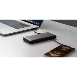 BOOST CHARGE Plus Lightning/USB Type-C Power Bank for Most Smartphones, 10000mAh, Black (BPB006BTBLK)<Belkin Sale