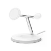 BOOST CHARGE PRO 3-in-1 Wireless Charger for iPhone 12, White (WIZ009ttWH)<Belkin