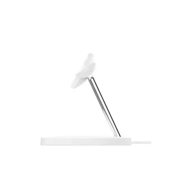 BOOST CHARGE PRO 3-in-1 Wireless Charger for iPhone 12, White (WIZ009ttWH)<Belkin