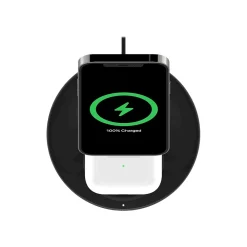 BOOST CHARGE PRO Wireless Charger with MagSafe for iPhone 12, Black (WIZ010TTBK)<Belkin Discount