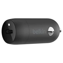 BOOST CHARGE USB-C to Lightning Cable Car Charger for Multiple Brands, Black (F7U099bt04-BLK)<Belkin