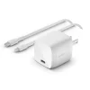 BOOST CHARGE USB-C Wall Charger for Multiple Brands, White (WCH001dq1MWH-B5)<Belkin Online