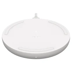 BOOST CHARGE Wireless Charging Pad for Most Smartphones, White (WIA001TTWH)<Belkin
