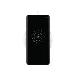 BOOST CHARGE Wireless Charging Pad for Most Smartphones, White (WIA001TTWH)<Belkin