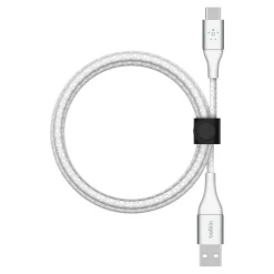 Belkin BOOSTCHARGE 3.3' USB A to USB C Power Cable, Male to Male, White (CAB002BT1MWH)
