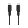 BoostCharge 6.56' USB-C to USB-C Power Cable, Male to Male, Black (CAB014BT2MBK)<Belkin Online