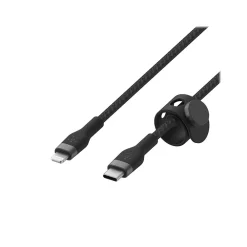 BOOST↑CHARGE PRO Flex Lightning to USB for iPhone/iPad, Black (CAA011bt2MBK)<Belkin Clearance