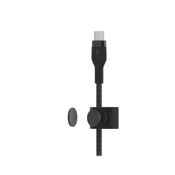 BOOST↑CHARGE PRO Flex Lightning to USB for iPhone/iPad, Black (CAA011bt2MBK)<Belkin Clearance
