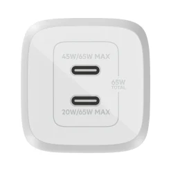 BoostCharge Pro USB Type-C Wall Charger, White (WCH013dqWH)<Belkin Sale