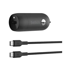 BoostCharge USB-C Car Charger, Black (CCA004BT1MBK-B6)<Belkin Online