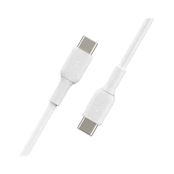 BoostCharge USB-C to USB-C Charging Cable, 3.3 ft., White, 2/Pack (CAB003bt1MWH2PK)<Belkin Clearance