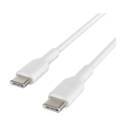 BoostCharge USB-C to USB-C Charging Cable, 3.3 ft., White, 2/Pack (CAB003bt1MWH2PK)<Belkin Clearance