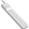 Belkin Home Series 6-Outlet Surge Suppressor, 720 Joules, 4' Cord, White (BLKBE10600004)