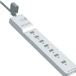 Belkin Home Series Surgemaster 7 Outlet Surge Protector, 12' Cord, 2320 Joules (BE107200-12)