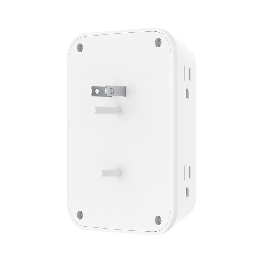Belkin 6-Outlet USB-A and USB-C Ports Outlet Adapter, White (SRA008P6TT)