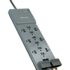 Belkin Professional 12-Outlet Surge Protector, 4120 Joules, 10' Cord, Dark Gray (BE112234-10)