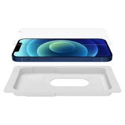 SCREENFORCE TemperedGlass Glass Screen Protector for iPhone 12/12 Pro (OVA037ZZ)<Belkin Best