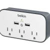 Belkin Surge Protector, 300 Joules, 3 Outlet (BSV300TTCW)