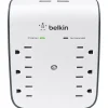 Belkin SurgePlus 6 Outlet Home/Office, 900 Joules, White (BLKBSV602TT)