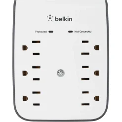 Belkin SurgePlus 6 Outlet Home/Office, 900 Joules, White (BLKBSV602TT)