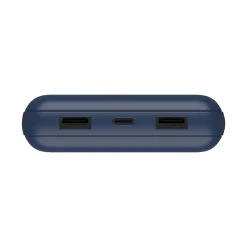 USB-A/USB-C Power Bank for Multiple Brands, 20000 mAh, Blue (BPB012btBL)<Belkin