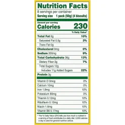 BelVita Blueberry Breakfast Bar, 1.76 oz., 8 Bars/Box (GEN02908)