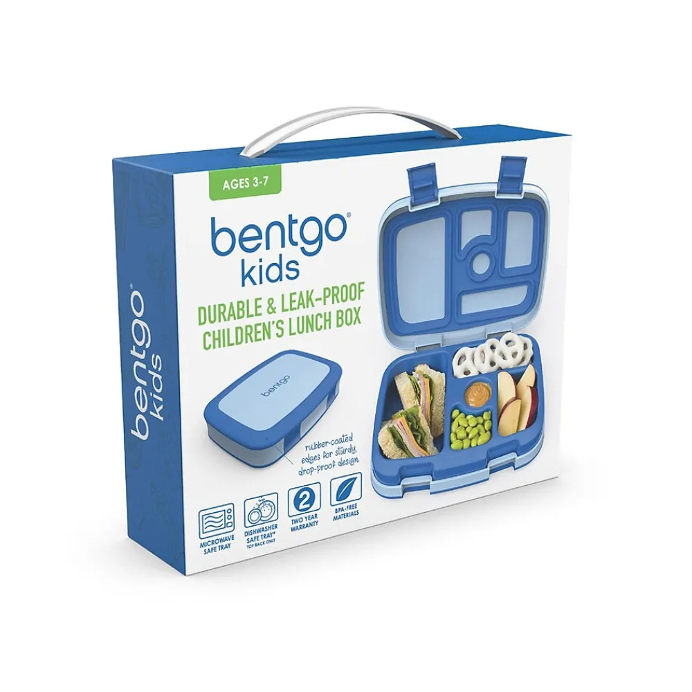 bentgo Kids Lunch Box, Blue, 19 Oz. (BGOKIDS-B)