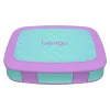 bentgo Kids Prints Mermaid Scales Lunch Box, Teal/Purple (BGKDPT-MMD)