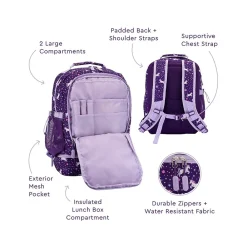 Kids Prints Unicorn Backpack with Lunch Box, Multicolor (BGBKPAK-UNI)<bentgo Discount