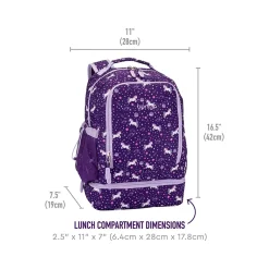 Kids Prints Unicorn Backpack with Lunch Box, Multicolor (BGBKPAK-UNI)<bentgo Discount
