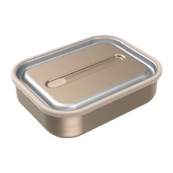 bentgo MicroSteel Lunch Box, Rose Gold, 41 oz. (BGSTLCH-RG)