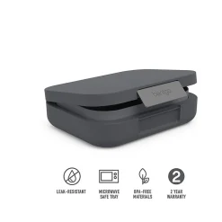 bentgo Modern Lunch Box, Dark Gray, 44 oz. (BGOMDN-DG)